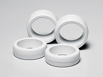 Tamiya 15365 - Large Dia. Hard Slicks (White)