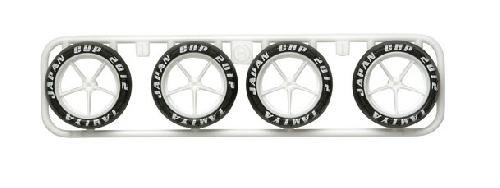 Tamiya 94887 - JR Large Diameter Lightweight Wheel w/Arched Tires Japan-Cup Limited Edition