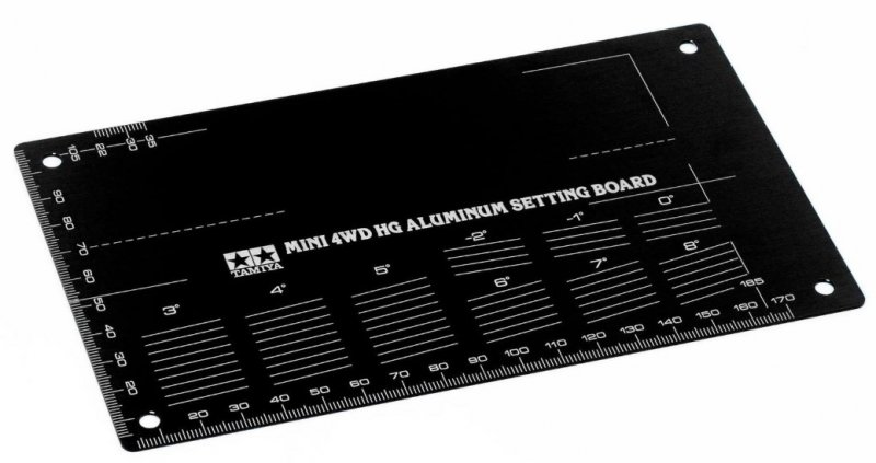 Tamiya 95507 - HG Aluminum Setting Board (Black)