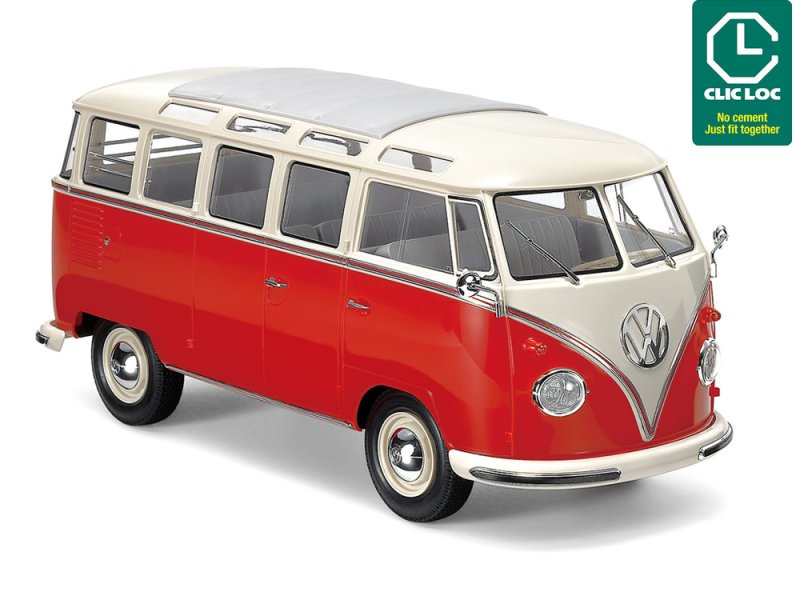 Tamiya 28101 - 1/24 Volkswagen Type 2 (T1) (Red/White)