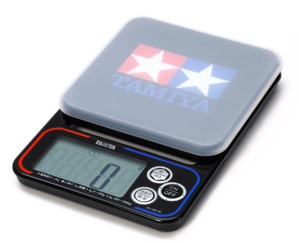 Tamiya 67315 -Mini 4WD Scale KD-192-TM (Black) Tamiya x Tanita weighing scale