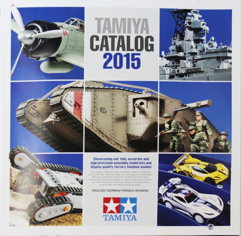 Tamiya 64395 - 2015 Tamiya Catalog Scale Model - 4 languages (Eng/Ger/Fre/Span)