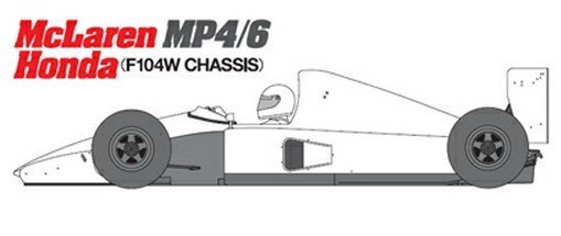 Tamiya 84193 McLaren MP4/6 F104W 1/10 Circuit Kit