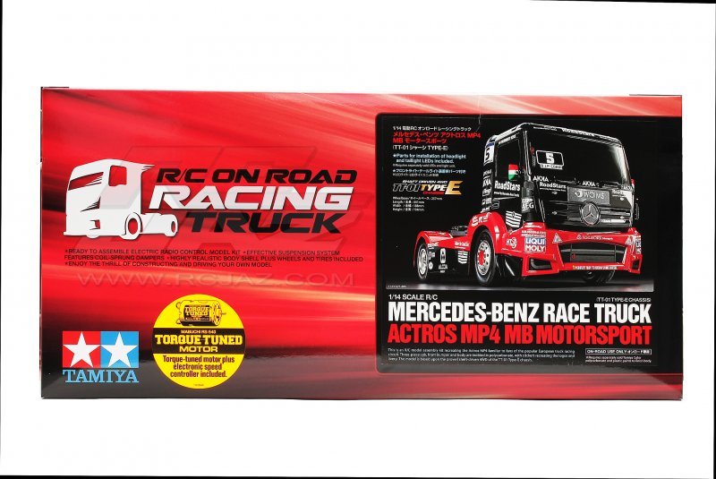 Tamiya 1/14 Tankpool24 Racing Mercedes-Benz Actros MP4 MB Motorsport Race  Truck (TT-01E chassis) #58683