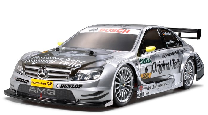 Tamiya 58433 - 1/10 RC Mercedes AMG DTM C Class - TT01E 2008 Original Teile - TT-01 Type-E Chassis