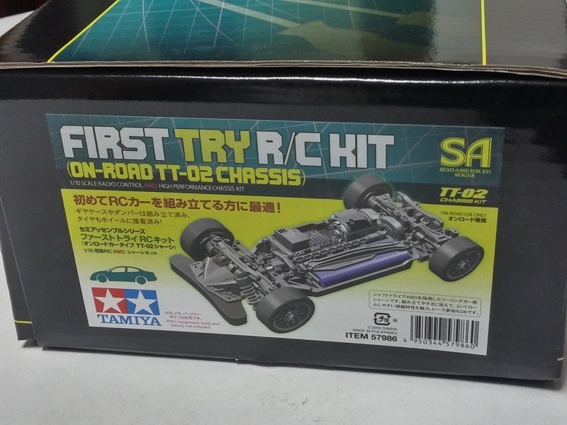 Tamiya First Try RC Kit (On-Road TT-02 Chassis) Semi-Assembled #57986 	      					[57986]