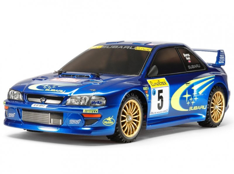 Tamiya 58631-60A - 1/10 Subaru Impreza Monte Carlo 1999 (TT-02) W/O ESC