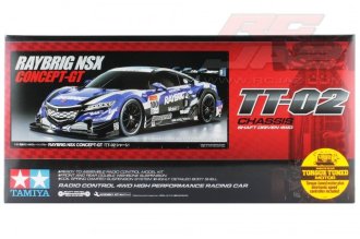 Tamiya 58599 TT-02 1/10 Raybrig NSX Concept-GT Performance Edition Kit