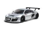 Tamiya 47517 - 1/10 Audi R8 LMS 2008 Silver Prepainted Body (TT-02 Chassis)