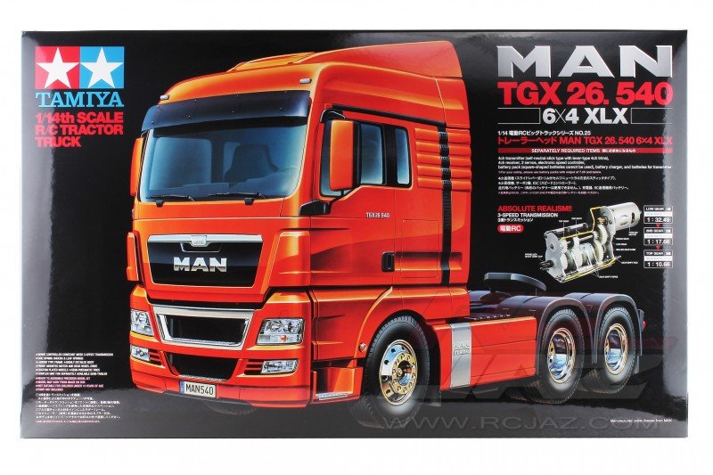tamiya man tgx 26.540 6x4 xlx