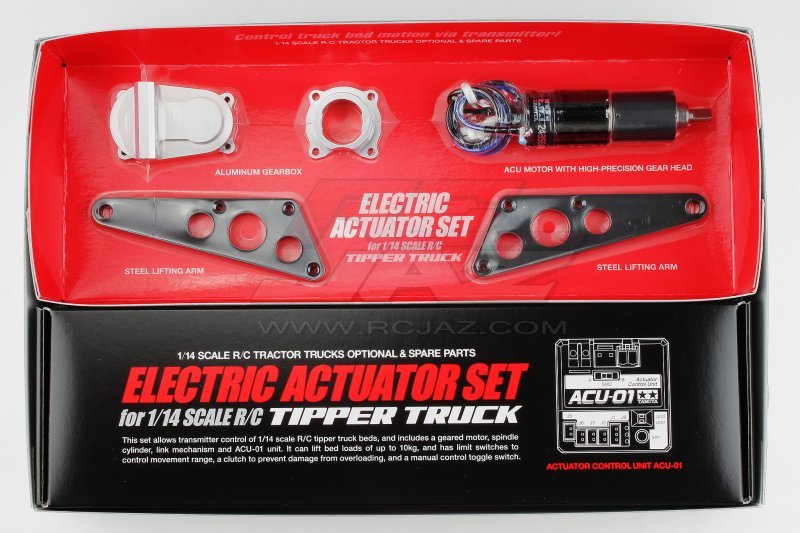 Tamiya Electric Actuator Set for 1/14 Scale Tipper Truck Tractor Option