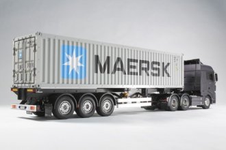Tamiya 56326 1/14 Maersk 40ft 3-Axle Semi-Trailer Kit