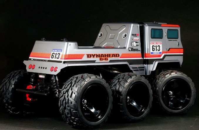 Tamiya 58660 1/18 Dynahead 6x6 RC Truck Kit (G6-01TR) Off-Road Edition