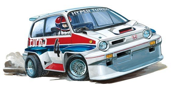 自動車 TAMIYA Honda CITY TURBO WR-02C タミヤ 電動RCカーシリーズ 1/10RC Honda シティターボ （WR-02C