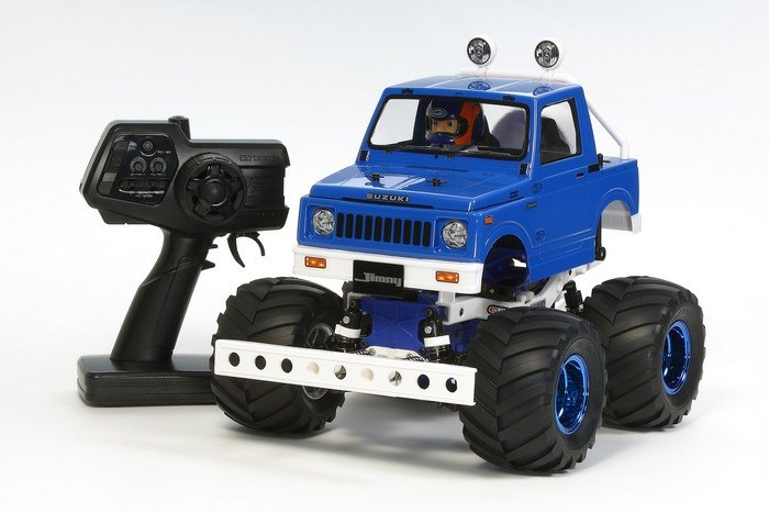 Tamiya 57862 - 1/10 RC XB RTR Suzuki Jimny Wheelie Blue Style - WR02 (SJ30)