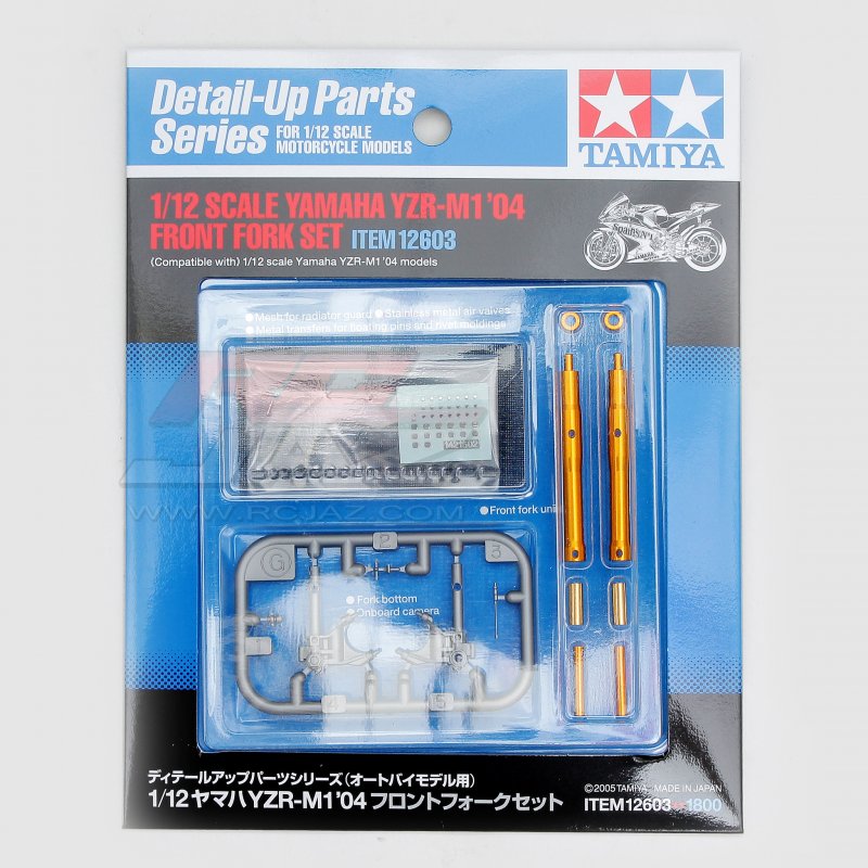 Tamiya 1/12 Detail up Parts Series Yamaha Yzr-m1 04 Front Fork Set 12603 Japan for sale online 