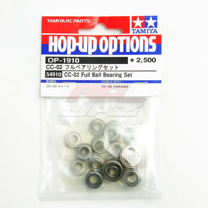 Tamiya 54910 - CC-02 Full Ball Bearing Set OP-1910