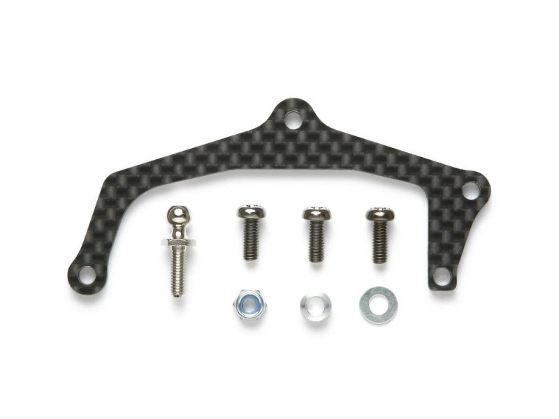 Tamiya 54351 - RC Carbon Damper Mount Plate - RM01 Rear OP-1351