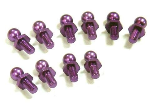 Tamiya 49090 - RC 5mm Aluminum Ball Connector (Purple)