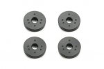 Tamiya 42332 - TRF SSBB Damper Pistons Blank (Black, 4pcs)