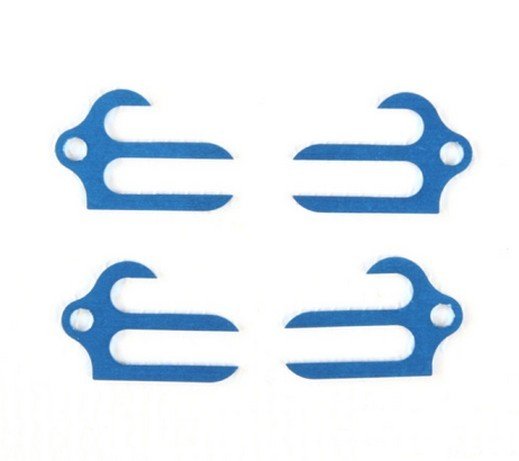 Tamiya 54617 - OP.1617 Rigid separate suspension mounts for setting spacer (0.5mm x 4) OP-1617