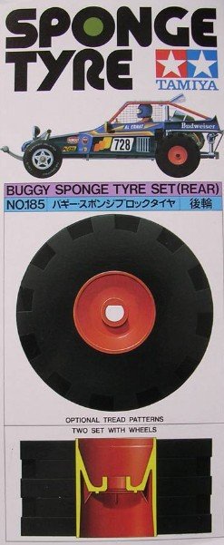 Tamiya 50185 - Buggy Sponge Rear Tire SP-185