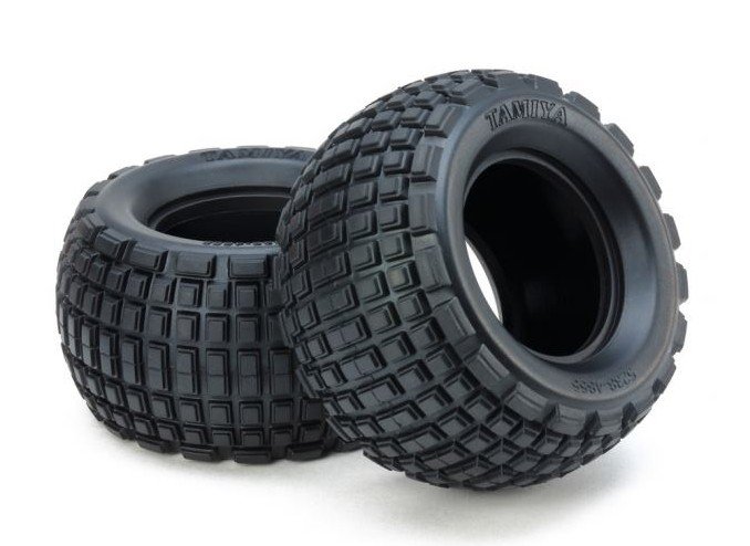 Tamiya 54954 - Block Rear Bubble Tires Soft (2 Pcs.) OP-1954