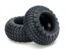 Tamiya 54953 - Block Front Bubble Tires Soft (2 Pcs.) OP-1953