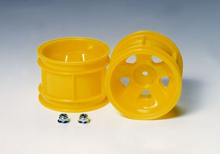 Tamiya 53328 - 1/10 Voltec Fighter Rear Wheels (Fluoresce OP-328