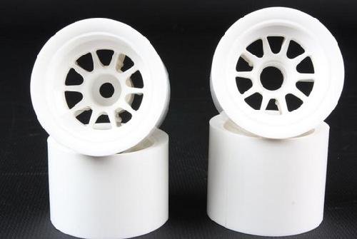 Tamiya 54526 - RC F104 Wheel Set (White) OP.1526 OP-1526