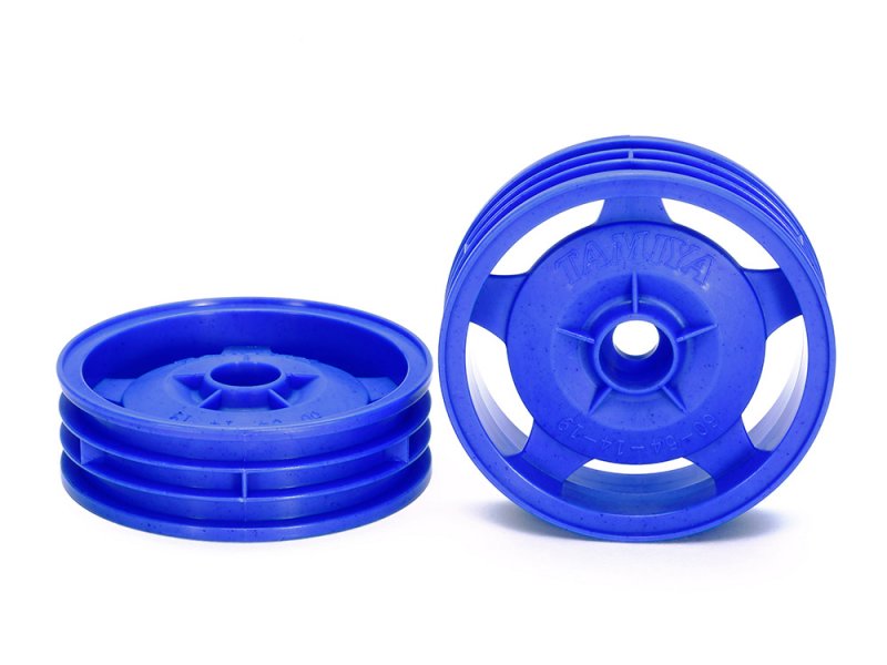 Tamiya 54680 - 2WD Buggy Front Star-Dish Wheels (Blue) OP-1680