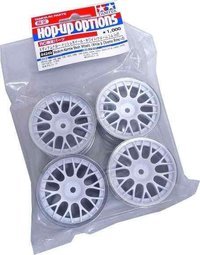 Tamiya 84249 - MN Mesh Wheel Wh&Chrome Rim/+2