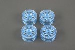 Tamiya 49409 - M-N Mesh Wheels (+2))(Clear Blue)