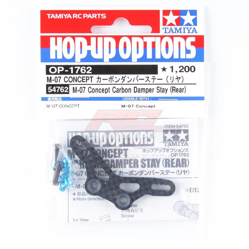 Tamiya 54762 - M-07 Concept Carbon Damper Stay (Rear) OP.1762 OP-1762