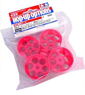 Tamiya 84285 - RC RM-01 Wheels Set (Fluorescent Pink)