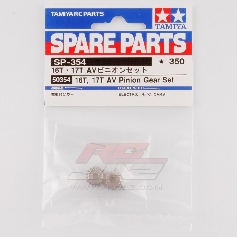 Tamiya 50354 - 16T,17T AV Pinion Gear SP-354