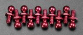 Tamiya 53643 - 5mm Aluminum Ball Connector Red OP-643