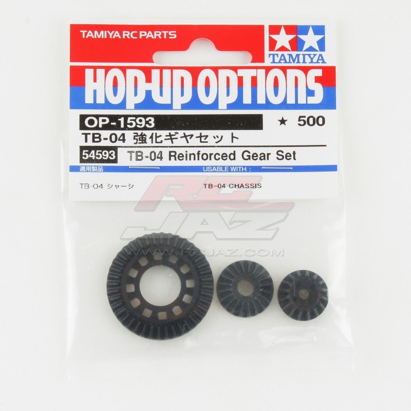 Tamiya 54593 - OP.1593 RC Carbon Reinforced G Parts Gear Set - TB04 OP-1593