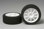 Tamiya 53742 - 1/10 Scale Glow Engine R/C Front Sponge Tires OP-742