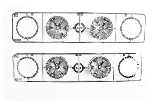 Tamiya 9335526 - V Parts x2 (1.9 Wheels for 58415 Toyota Tundra)