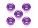 Tamiya 84085 - 4mm Aluminium Flange Nut Purple *5