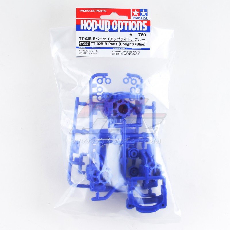 Tamiya 47337 - Blue TT-02B B-Parts (Upright)