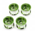 Tamiya 47418 - WR-02CB T-Parts Wheel Rims (Green Plated)