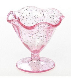Tamiya 76651 - Miniature tableware (Parfait Glass/Pink Lame)