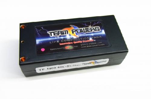 TEAMPOWERS 7.4V 5200mAh 100C LiPo battery(94mm) (TP-4400-60C-2s-94mm)