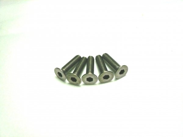 Team Powers 3 x 12mm Titanium Screw 8pcs (Flat Head)