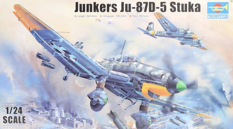 Trumpeter 02424 - 1/24 Junkers Ju-87D-5 Stuka
