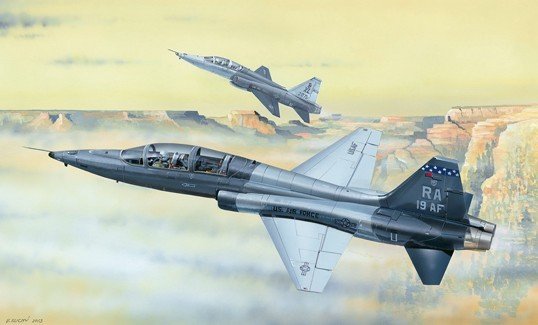 Trumpeter TP02877 - 1/48 US T-38C Talon U.S. Air Force Trainer Aircraft