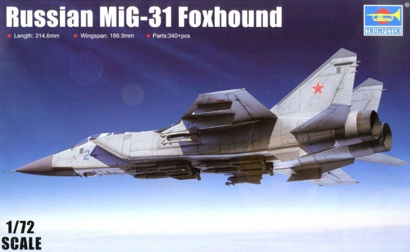 Trumpeter 01679 - 1/72 Russian MiG-31 Foxhound