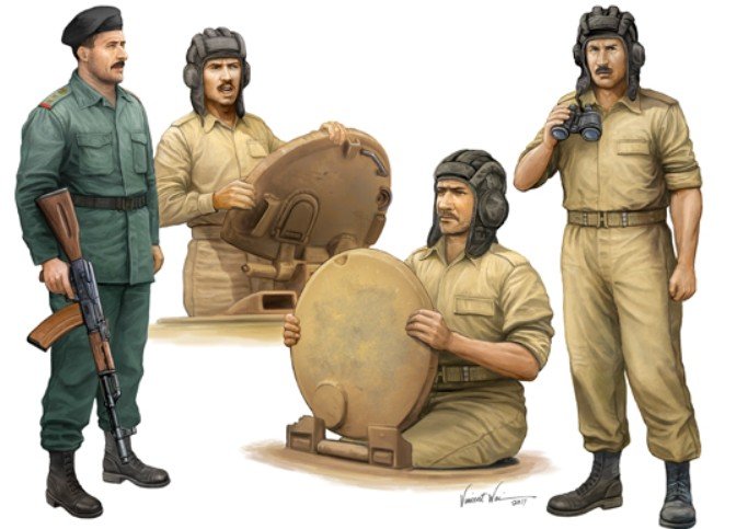 Trumpeter 00439 - 1/35 Iraqi Tank Crew